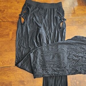 SHEIN Black Flare Leggings